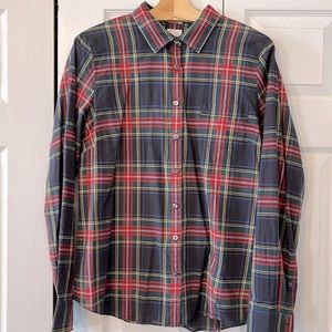 J. Crew tartan plaid button down